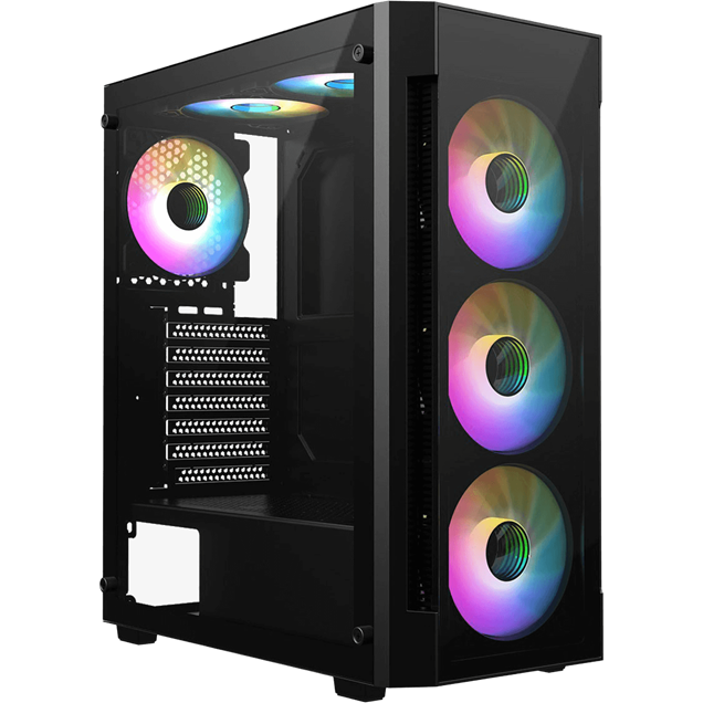 CiT Destroyer Mid Tower Gaming Case - Black 